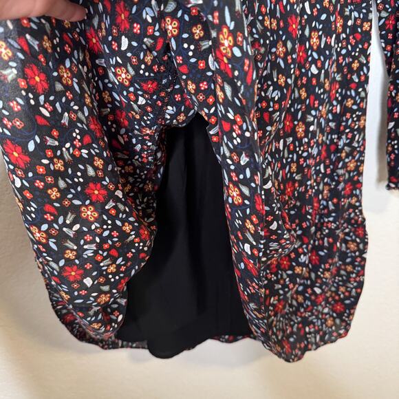 ALC Renata Black Floral Mini Dress - Picture 8 of 11